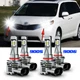 For Toyota Sienna 2004-2010 4PC 9005 9006 LED Headlight Hi LOW Beam Bulb 6500K