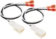 METRA 72-8104 CAR FACTORY SPEAKER HARNESS CONNECTOR PLUG FOR TOYOTA 1987-UP PAIR
