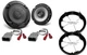 Kenwood KFC1666S Honda 6.5" or 6.75" Speaker Adapter With Speaker Harness Front