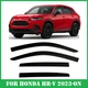 Smoke Tinted Window Visors Deflectors Rain Guards For Honda HR-V HRV 2023-2026
