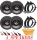 JBL Club622 6-1/2in. Door Speakers for Front & Rear for 2020-2024 Toyota Corolla