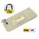 Beige Left Driver Side Sun Visor w/ Lights Mirror For Honda Accord 2008-2012