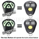 2 Remote For Avital Aftermarket Keyless Entry Car Key Fob Control EZSDEI474S