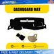 Dashboard Mat Cover for 2007-2013 Chevy Silverado 1500 Dash Pad Protector Black