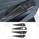 For Volkswagen ID.4 2021-2022 Carbon Fiber Window Lift Switch Panel Cover Trim