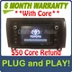 2013 - 2016 Toyota Sequoia Tundra OEM Radio Navigation Radio with Bezel