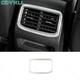 For Volkswagen ID.4 21-23 Silver Steels Rear Seat Air Outlet Vent Frame Cover