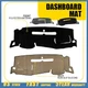 Black Gray Dash Mat for 2010-2012 Chevy Silverado 2500HD 3500HD Dashboard Cover