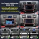 1280*800 CarPlay For 2008 2010 2012 Toyota Highlander Car Radio Stereo GPS 64G