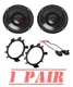 For 1995-2007 Silverado/Sierra 1500 JBL Stage3627F 6.5"  Front Door Speakers