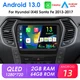 64G for Hyundai Santa Fe IX45 2013-2017 Car Radio Screen CarPlay Android AUto FM