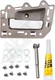 APDTY 93273 Interior Door Handle Kit; Chrome Lever Beige Housing; Front Left