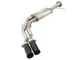 For 10-14 Ford aFe Rebel Series Exhaust SS Front Side Exit CB W/ Black Tips