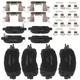 Front&Rear Ceramic Brake Pads for Nissan LEAF 2014-2017/Altima 2013-2023 D905