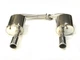 OBX Stainless Axle Back 02-08 Mazda Mazda 6 Dual Rear Section Exhaust Kit