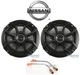Kicker Front Door 6.5" Car Speaker Replacement For 2002-2018 Nissan Altima Sedan