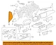 GM OEM 16-20 Envision Instrument Panel Components-Side Cover 23271342