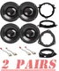4) JBL Stage 3-way  6.5" 225W Coaxial Door Speakers for 2001-2007 Toyota Sequoia