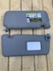 06-12 Toyota Rav 4 Right Side Left Side Gray Sunvisors Shade Sun Visors Gray