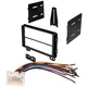 Double DIN Car Stereo Radio Install kit+wire harness for 2001-2004 Ford Mustang