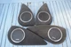 Set of 4 OEM 2007 2008 2009 Jaguar XJ Vanden Plas Interior Door Speaker Cover