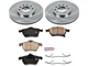 Front Brake Pad and Rotor Kit For 2000 Saturn LW1 XG314SJ
