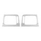 Side Air Vent Outlet Trim For Honda Ridgeline Passport Pilot Silver Carbon Fiber
